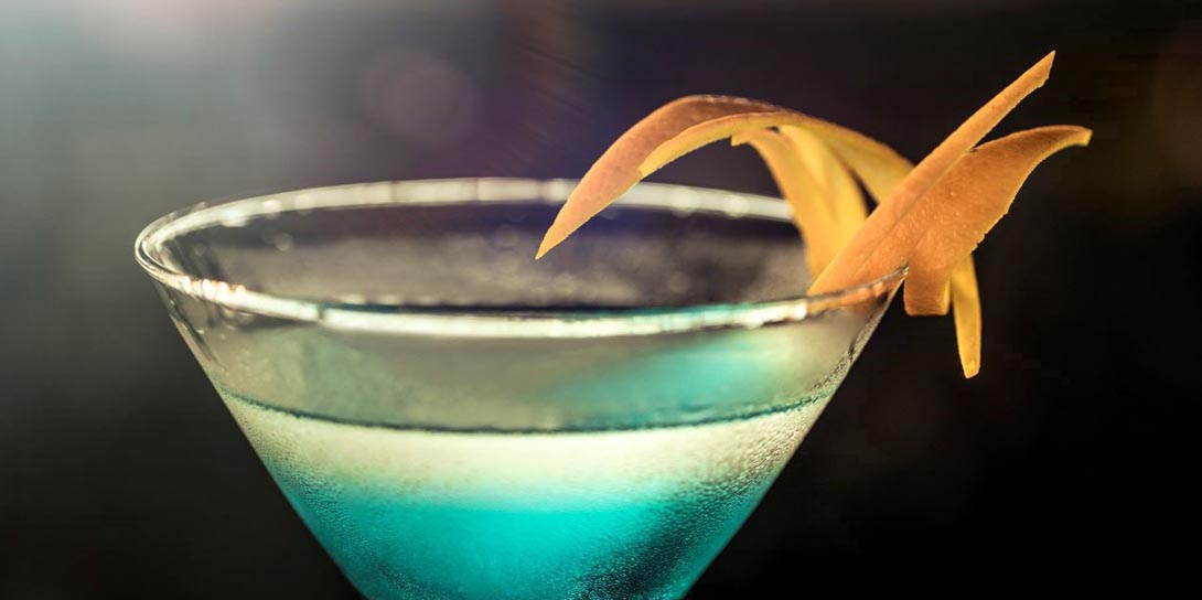 Cocktail Rezepte - Deep Blue Sea Martini