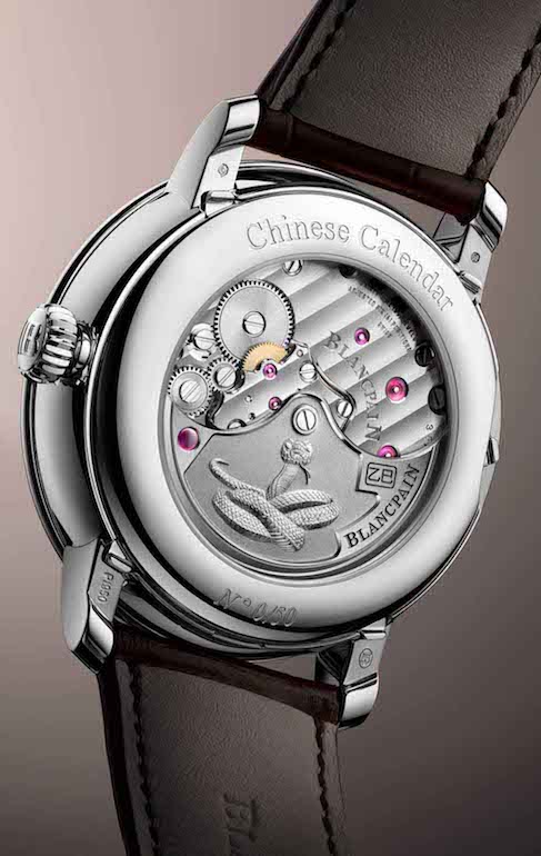 Uhr Chronograph Jahr der Schlange Blancpain Kalender Boden