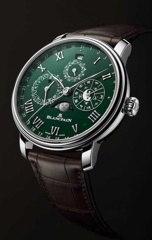 Uhr Chronograph Jahr der Schlange Blancpain Kalender mood