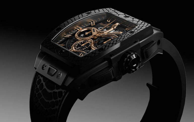 Uhr Chronograph Jahr der Schlange Hublot Spirit Limited Edition Gehaeuse