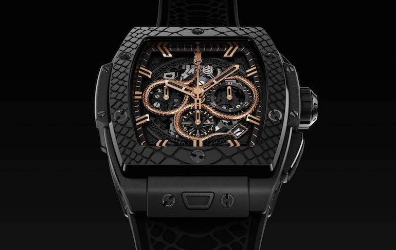 Uhr Chronograph Jahr der Schlange Hublot Spirit Limited Edition