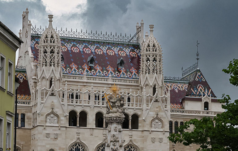 Budapest Ungarn Kurztrip Städtereise Kirchendach