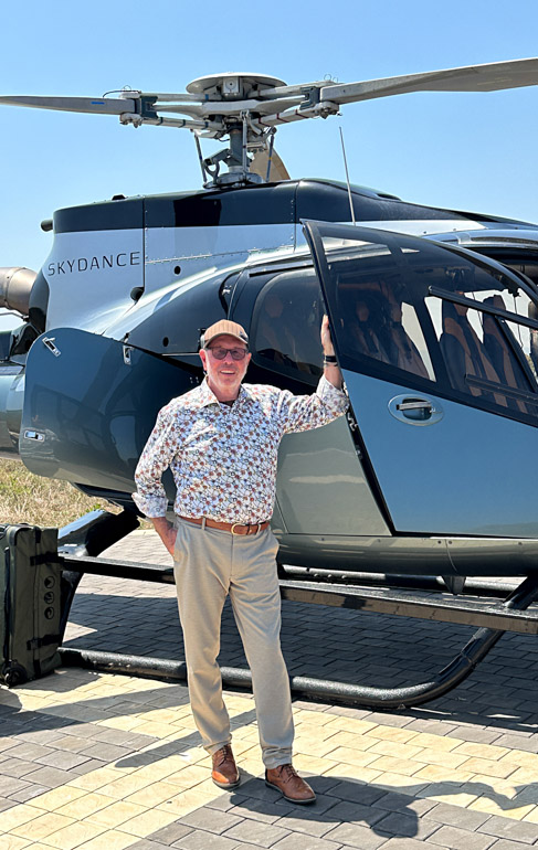 Jumeirah Thanda Safari Lodge Wilderness Afrika Heli