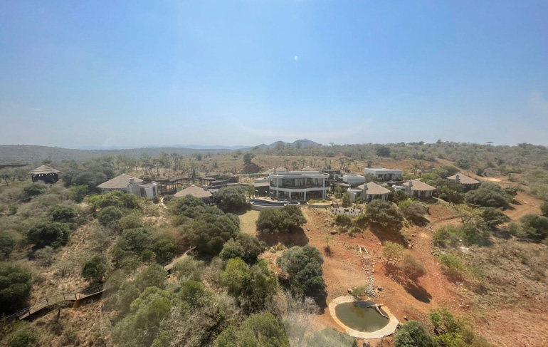 Jumeirah Thanda Safari Lodge Wilderness Afrika Luftaufnahme