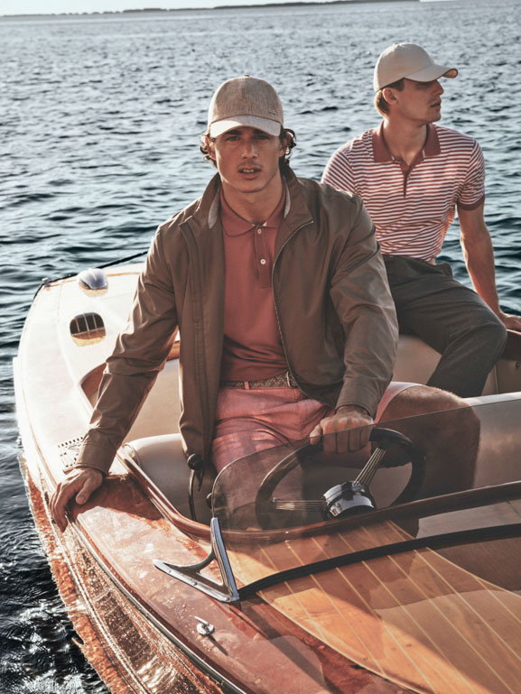 Maennermode Herrenmode Sommermode Paul&Shark Blouson