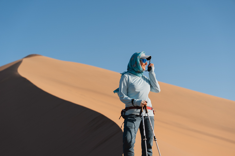 Namibia Namib Expedition Wueste Wanderung Funk