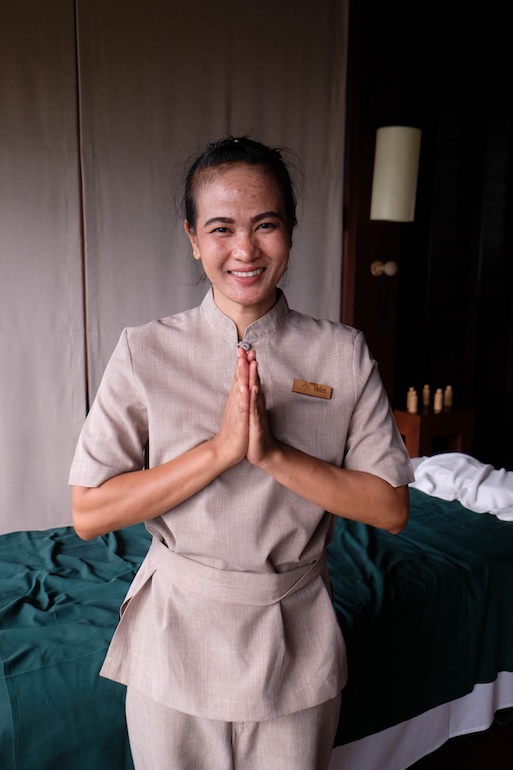 Hotel Thailand Ko Samui Six Senses Spa Masseurin