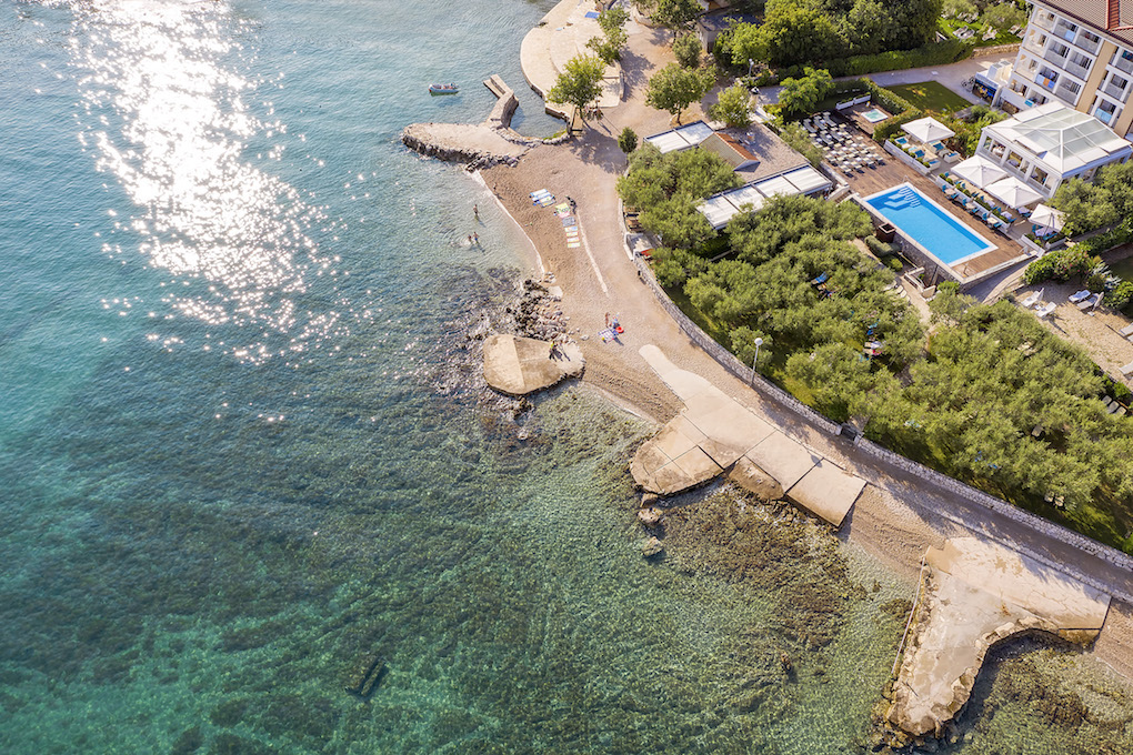 Hotel Villa Rova Kroatien Insel Krk Mittelmeer Strand