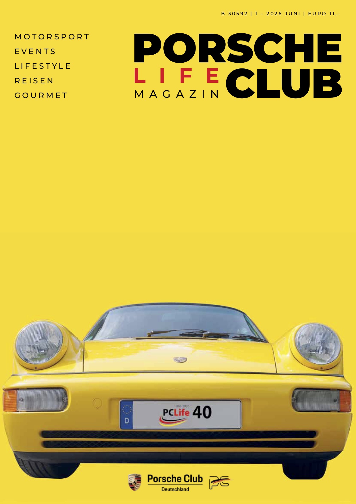 Porsche Club Magazin 2026_02_Titel